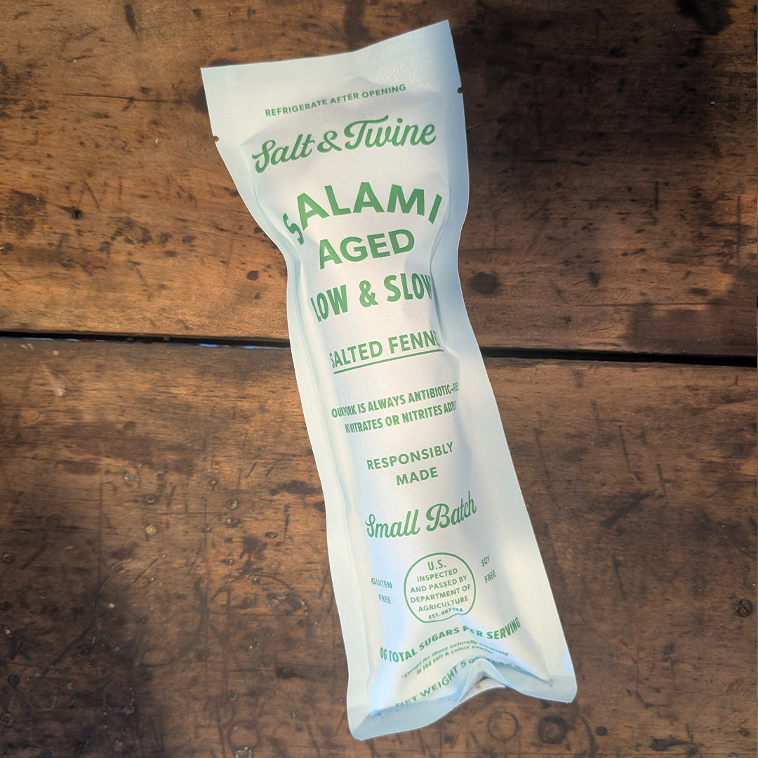 Salt + Twine Salted Fennel Salami
