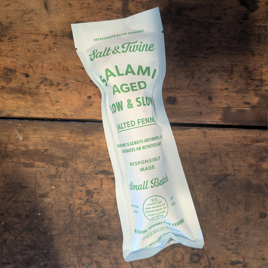 Salt + Twine Salted Fennel Salami