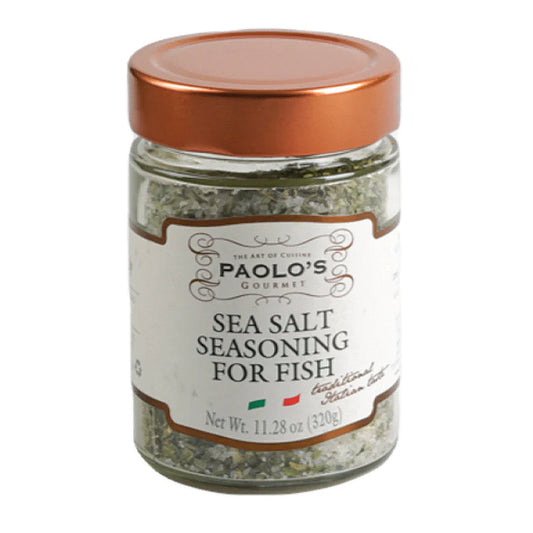 Paolo's Gourmet Jar Sea Salt Seasoning for Fish