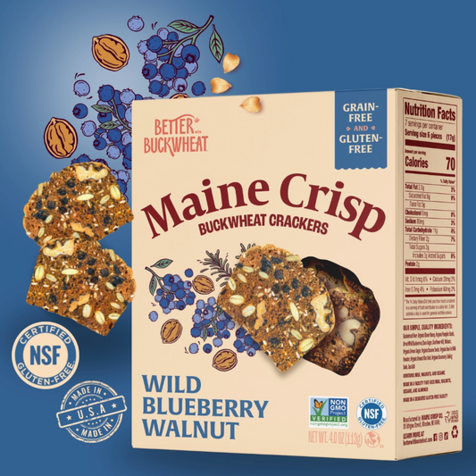 Maine Crisp Blueberry & Walnut Crisps