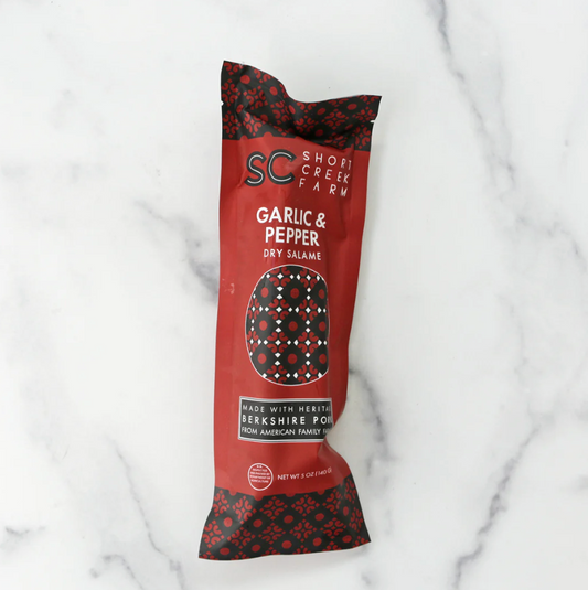 Short Creek Garlic & Pepper Salame