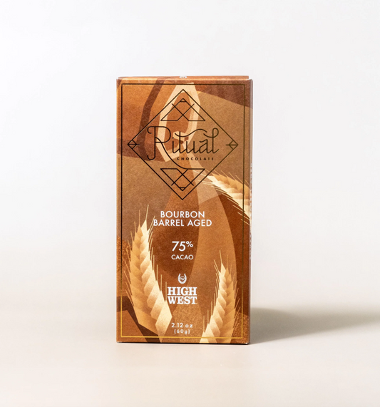 Ritual Chocolate Bourbon Barrel Aged 75% Cacao Bar