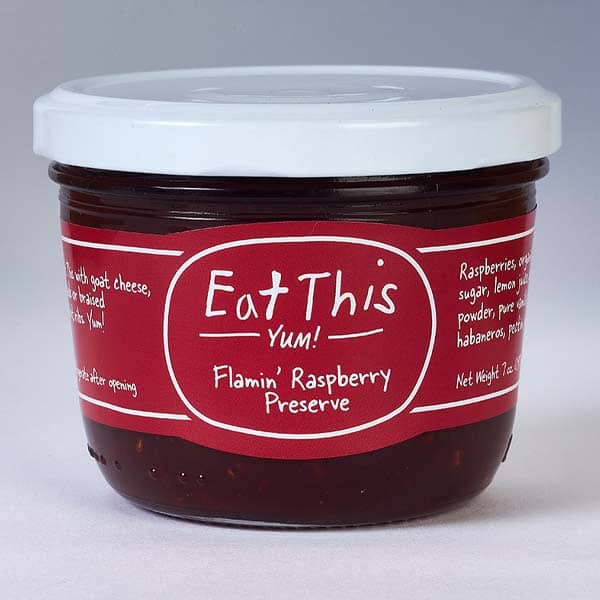 Eat This Yum Flamin Raspberry Preserve