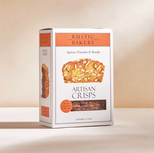 Rustic Bakery Artisan Crisps Apricot Pistachio Brandy