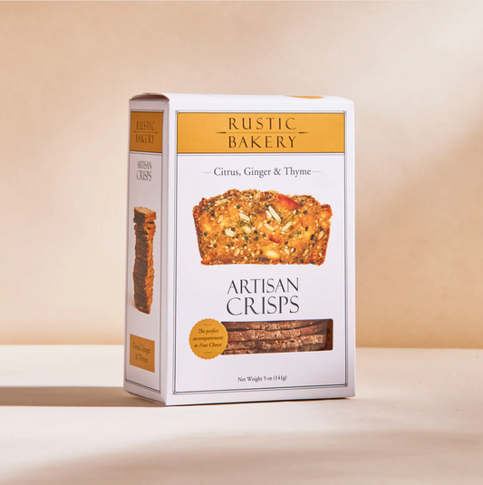Rustic Bakery Citrus Ginger Thyme Crisps