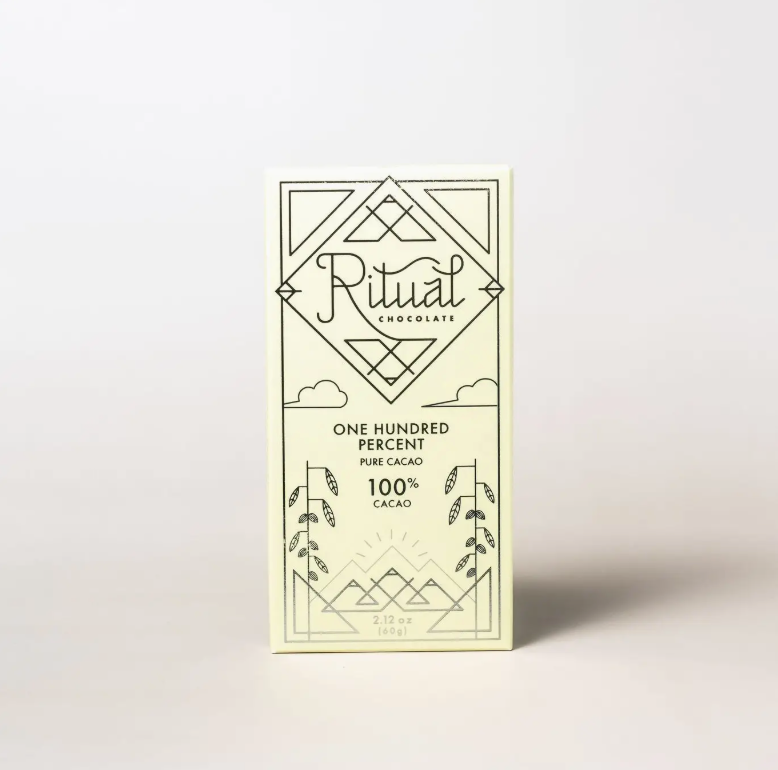 Ritual Chocolate 100% Cacao Bar
