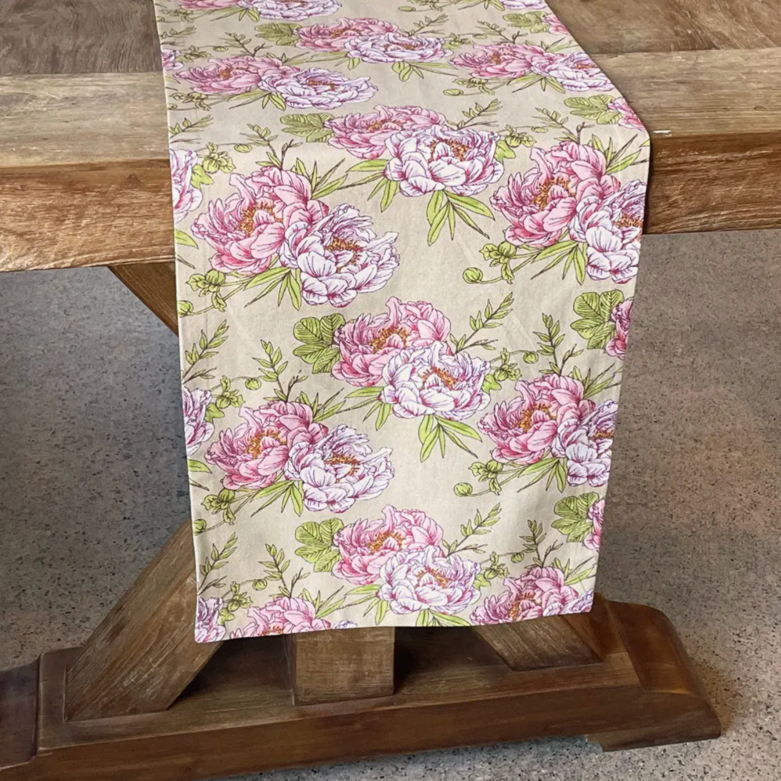 Table Runner - Eloise Tea Stain - 14x92