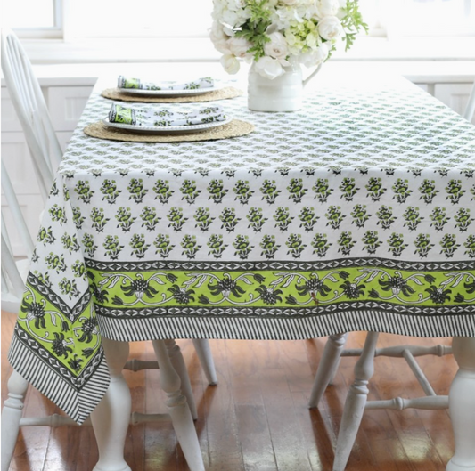 Table Cloth - Gayarati Olive - 60x125