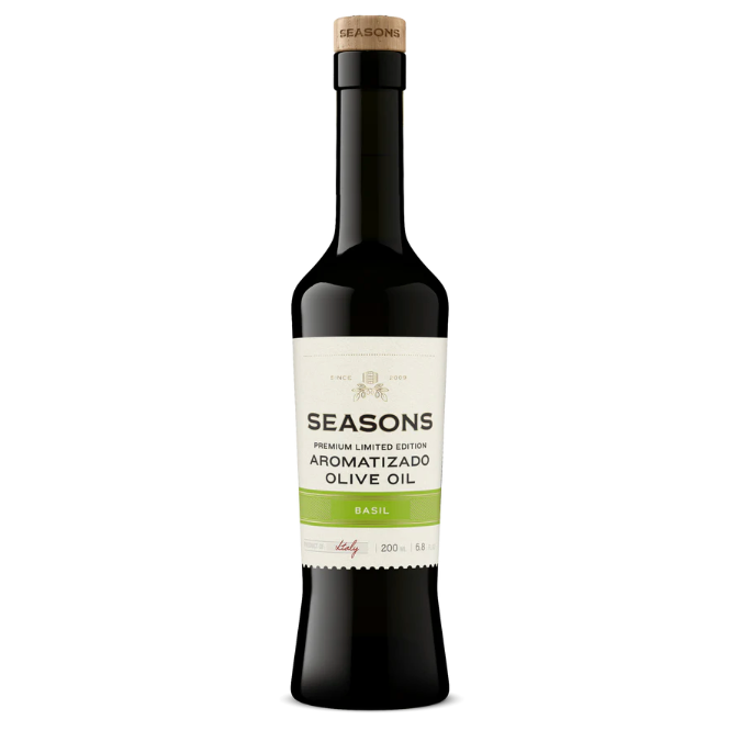 Seasons Aromatizado Basil Oilve Oil