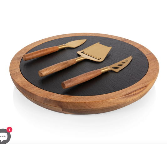Insignia Serving Board with Cheese Tools