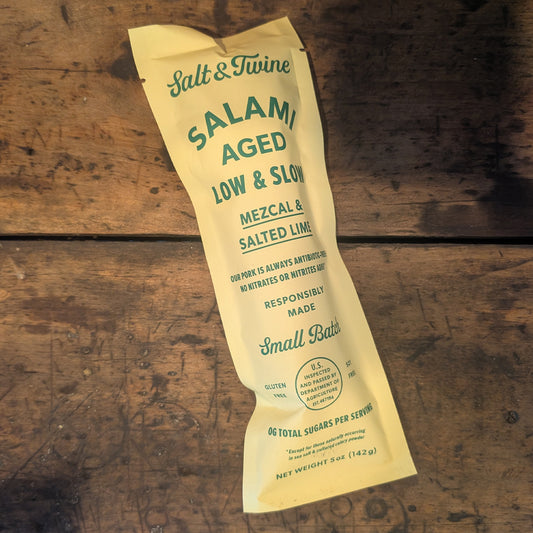 Salt + Twine Mezcal & Salted Lime Salami