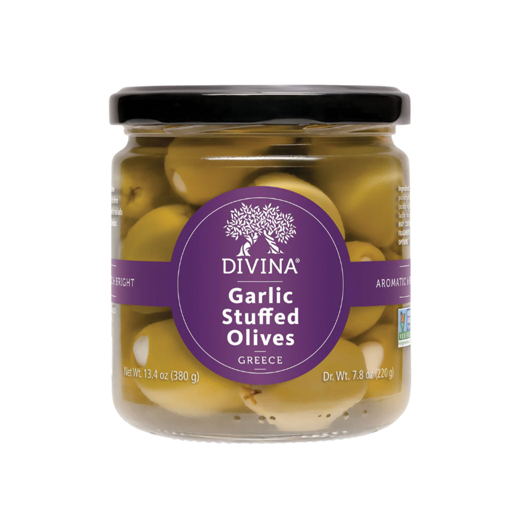 Divina Garlic Olives