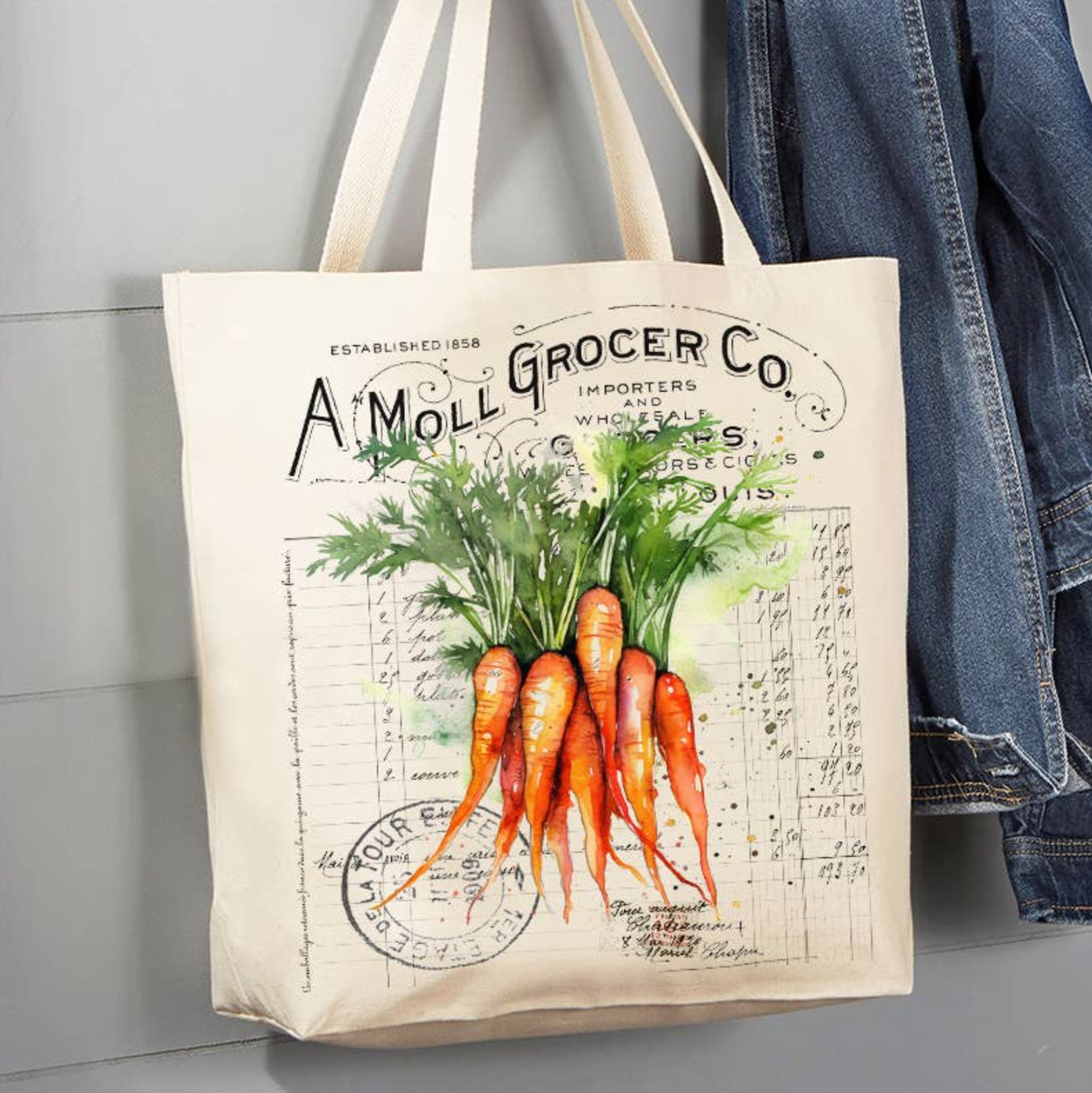Avery Lane Carrot Tote Bag